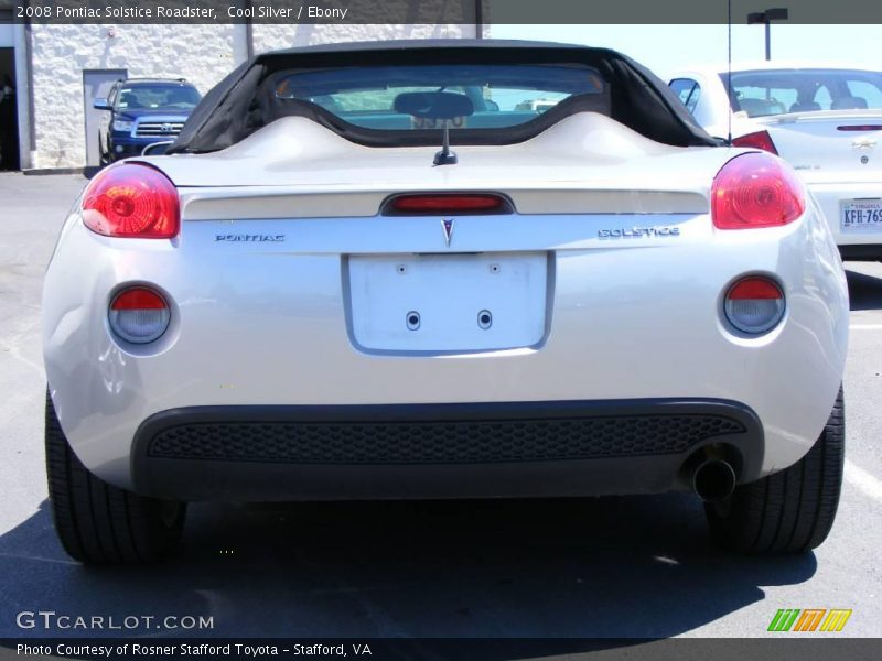 Cool Silver / Ebony 2008 Pontiac Solstice Roadster