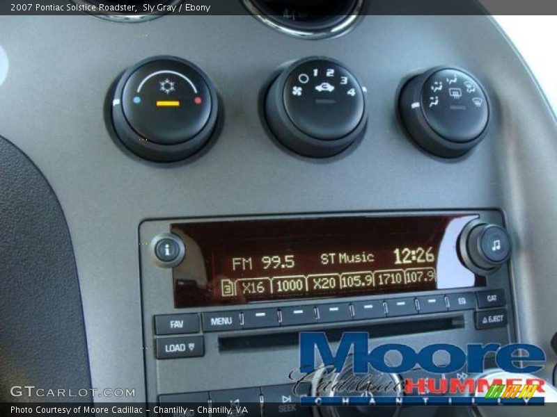 Sly Gray / Ebony 2007 Pontiac Solstice Roadster