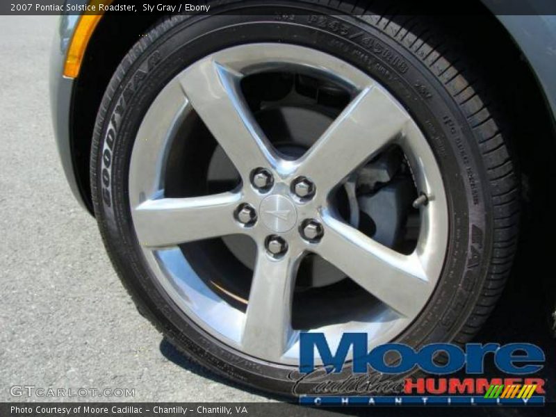 Sly Gray / Ebony 2007 Pontiac Solstice Roadster