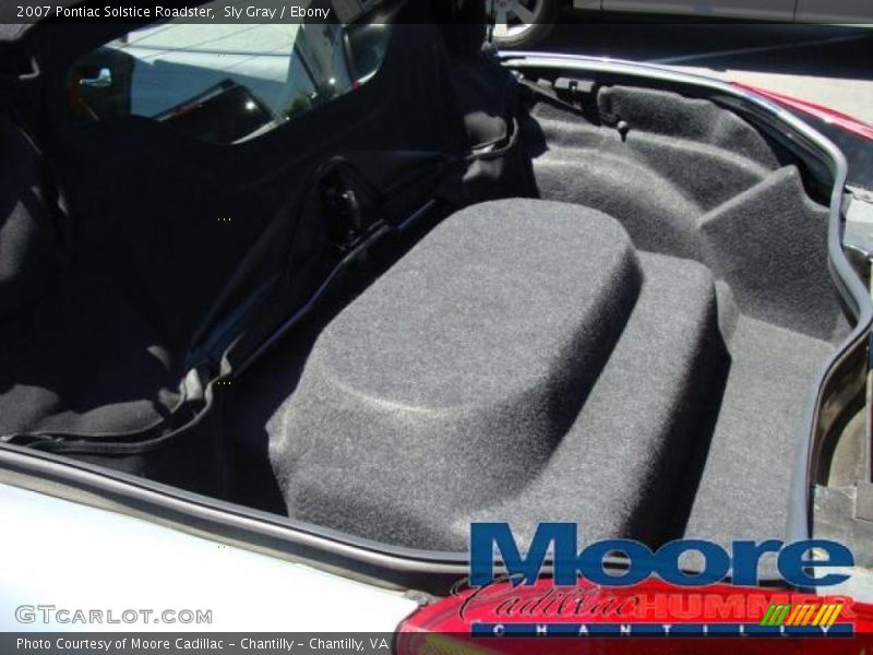 Sly Gray / Ebony 2007 Pontiac Solstice Roadster