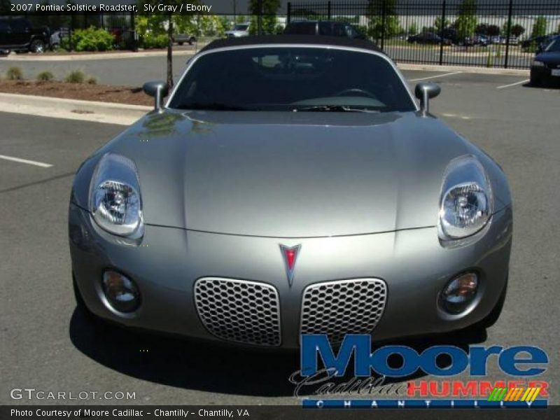 Sly Gray / Ebony 2007 Pontiac Solstice Roadster