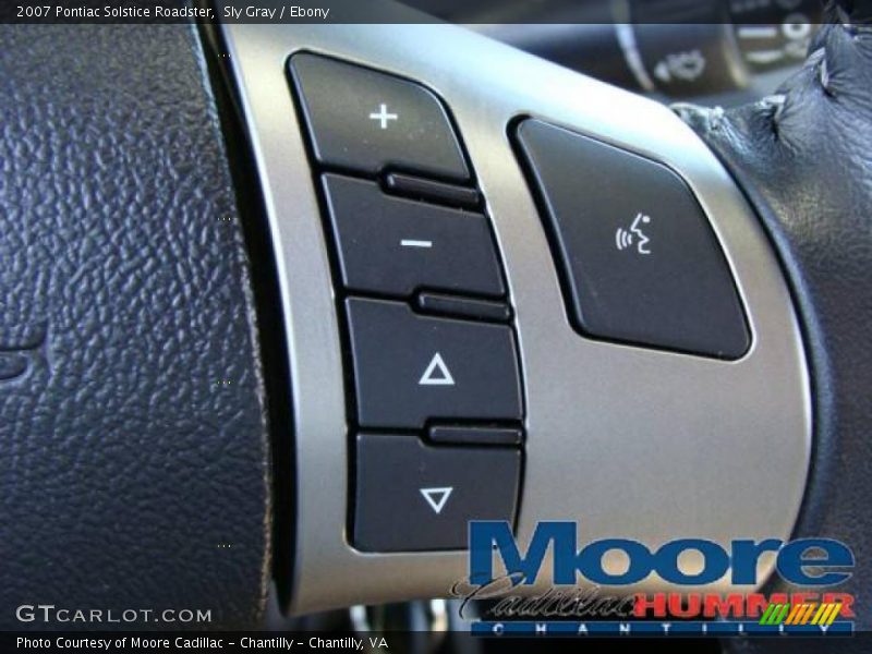 Sly Gray / Ebony 2007 Pontiac Solstice Roadster