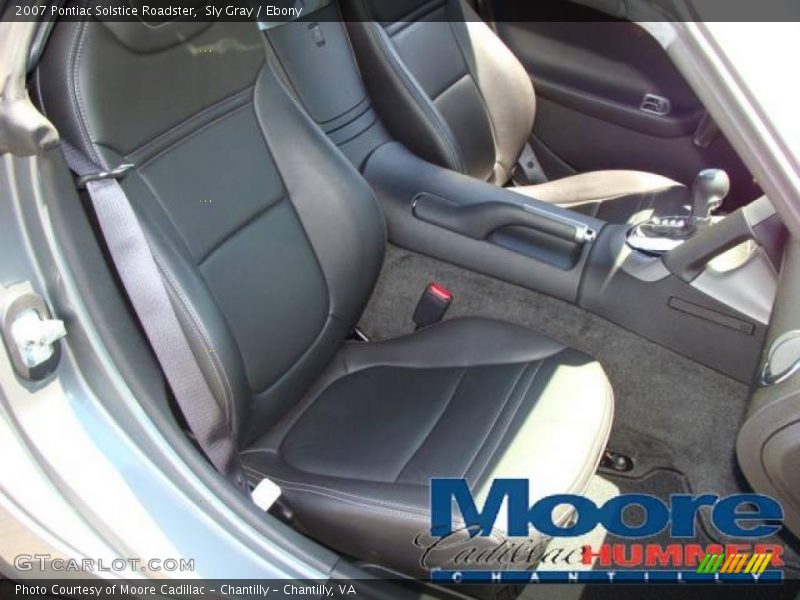 Sly Gray / Ebony 2007 Pontiac Solstice Roadster