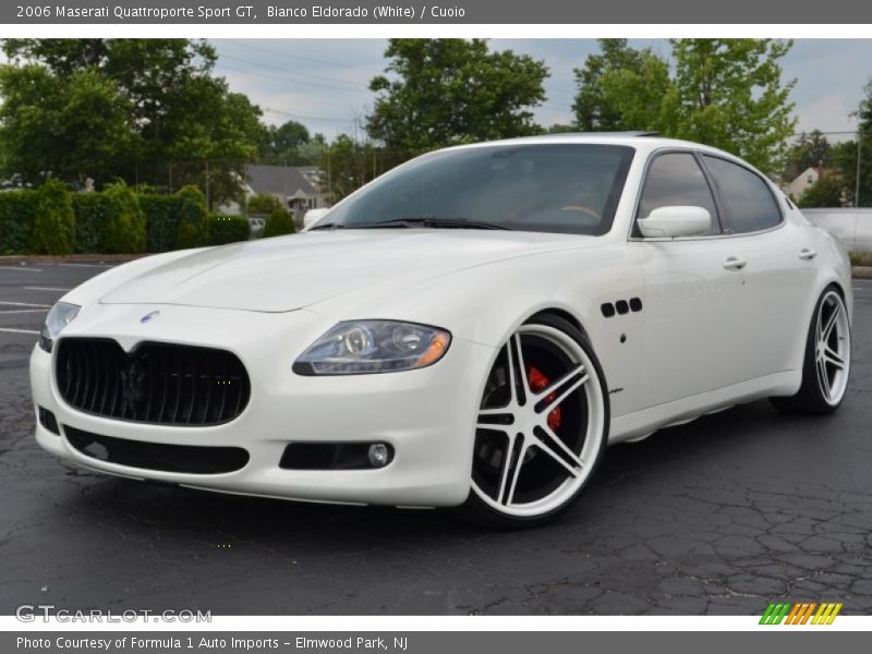 Bianco Eldorado (White) / Cuoio 2006 Maserati Quattroporte Sport GT