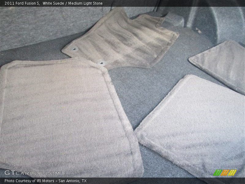 White Suede / Medium Light Stone 2011 Ford Fusion S