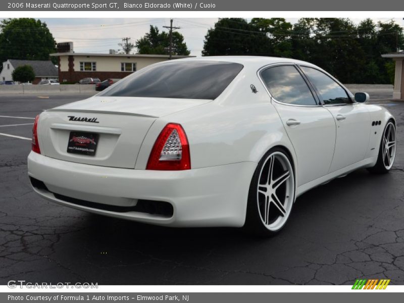 Bianco Eldorado (White) / Cuoio 2006 Maserati Quattroporte Sport GT