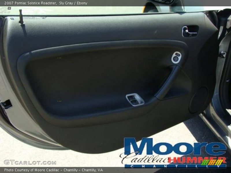 Sly Gray / Ebony 2007 Pontiac Solstice Roadster