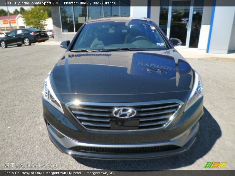 Phantom Black / Black/Orange 2015 Hyundai Sonata Sport 2.0T