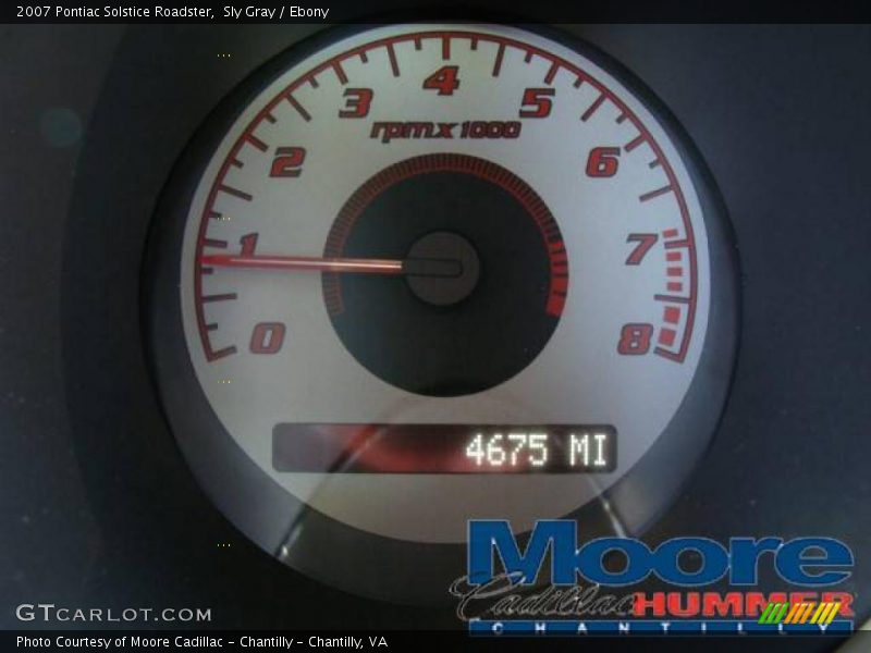 Sly Gray / Ebony 2007 Pontiac Solstice Roadster