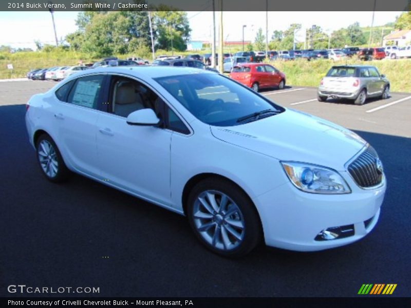 Summit White / Cashmere 2014 Buick Verano