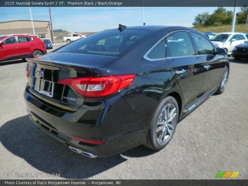 Phantom Black / Black/Orange 2015 Hyundai Sonata Sport 2.0T