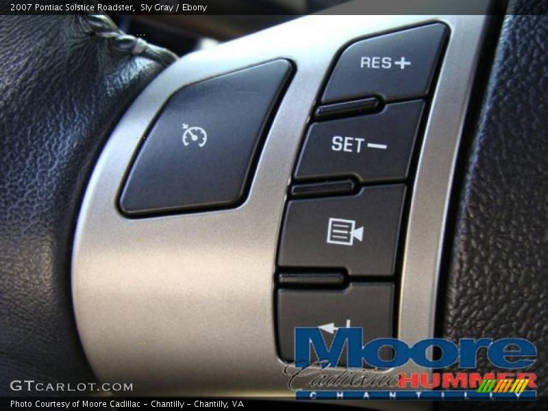 Sly Gray / Ebony 2007 Pontiac Solstice Roadster