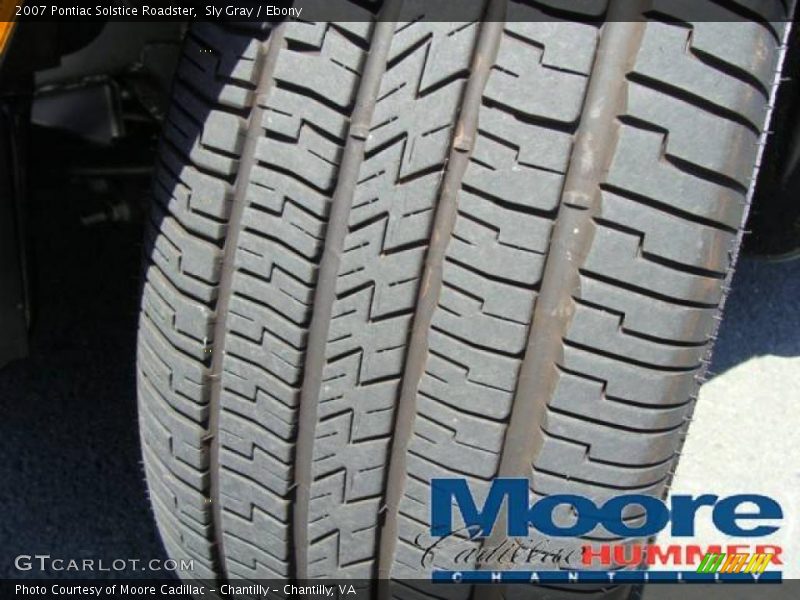 Sly Gray / Ebony 2007 Pontiac Solstice Roadster