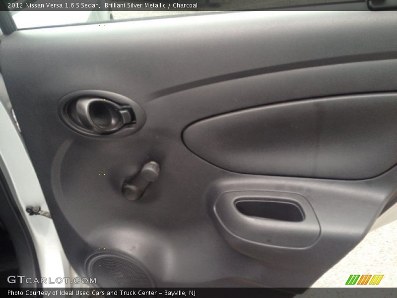 Brilliant Silver Metallic / Charcoal 2012 Nissan Versa 1.6 S Sedan
