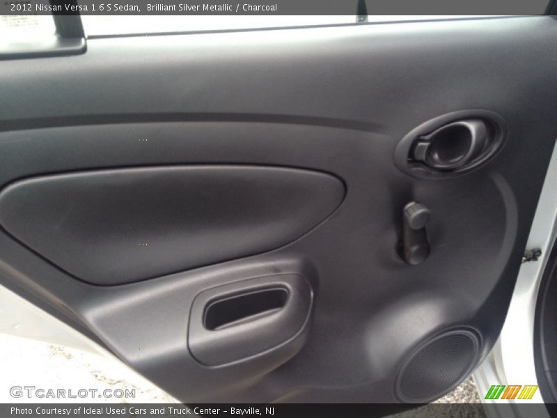 Brilliant Silver Metallic / Charcoal 2012 Nissan Versa 1.6 S Sedan