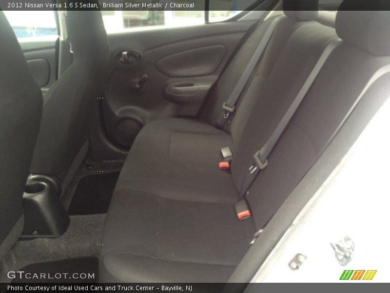 Brilliant Silver Metallic / Charcoal 2012 Nissan Versa 1.6 S Sedan