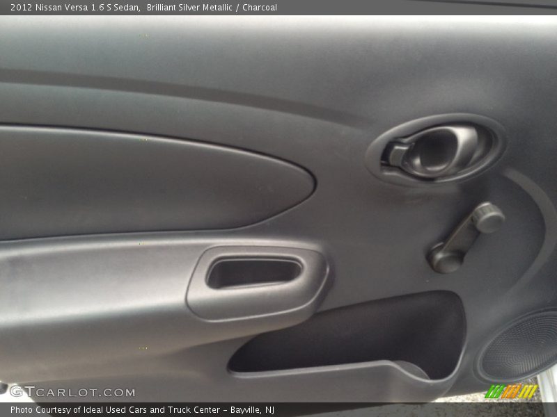 Brilliant Silver Metallic / Charcoal 2012 Nissan Versa 1.6 S Sedan
