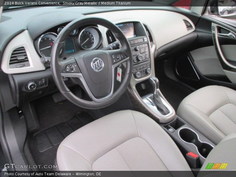 Smoky Gray Metallic / Medium Titanium 2014 Buick Verano Convenience