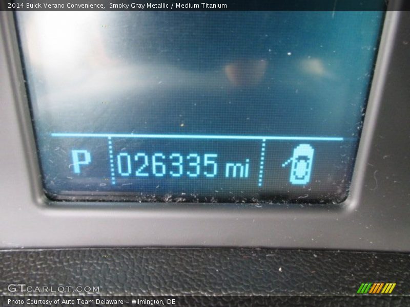 Smoky Gray Metallic / Medium Titanium 2014 Buick Verano Convenience