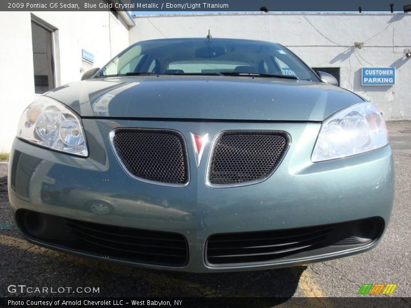 Blue Gold Crystal Metallic / Ebony/Light Titanium 2009 Pontiac G6 Sedan