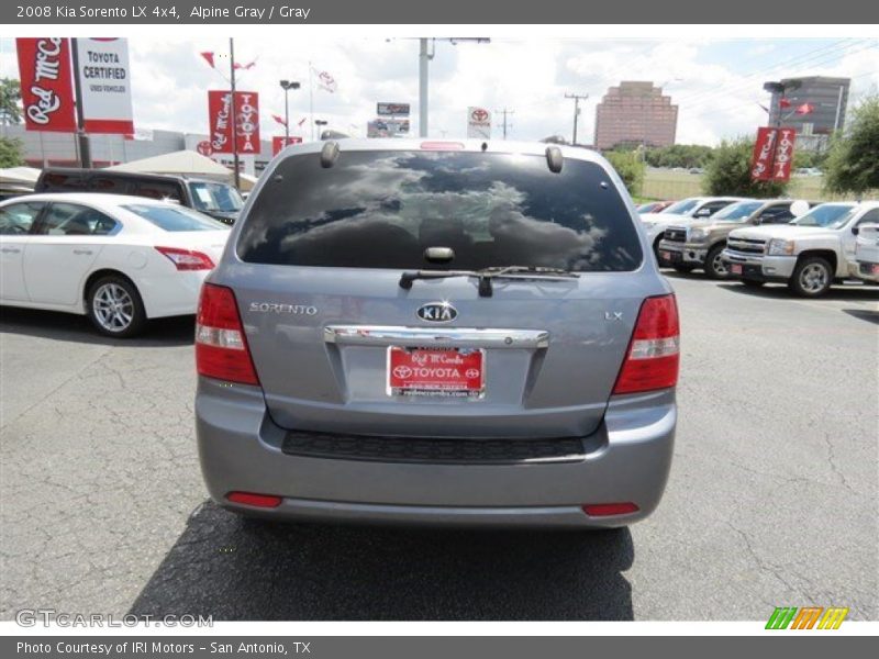 Alpine Gray / Gray 2008 Kia Sorento LX 4x4