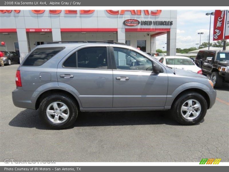 Alpine Gray / Gray 2008 Kia Sorento LX 4x4