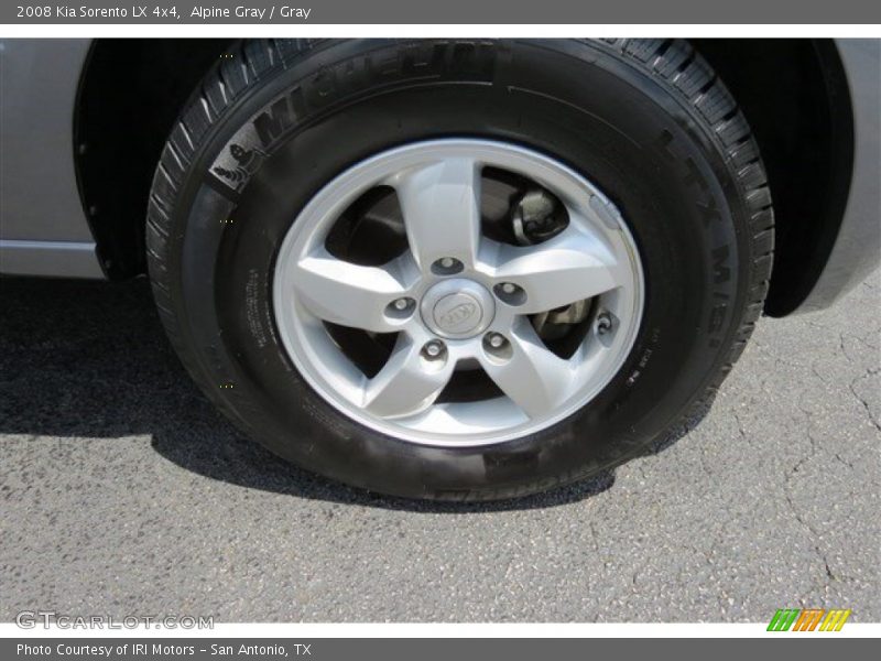 Alpine Gray / Gray 2008 Kia Sorento LX 4x4