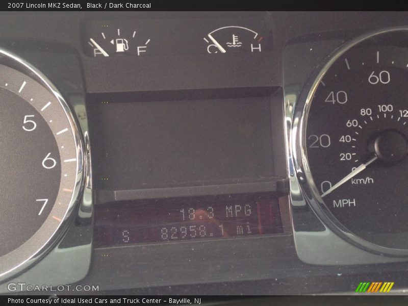Black / Dark Charcoal 2007 Lincoln MKZ Sedan