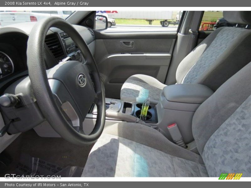 Alpine Gray / Gray 2008 Kia Sorento LX 4x4