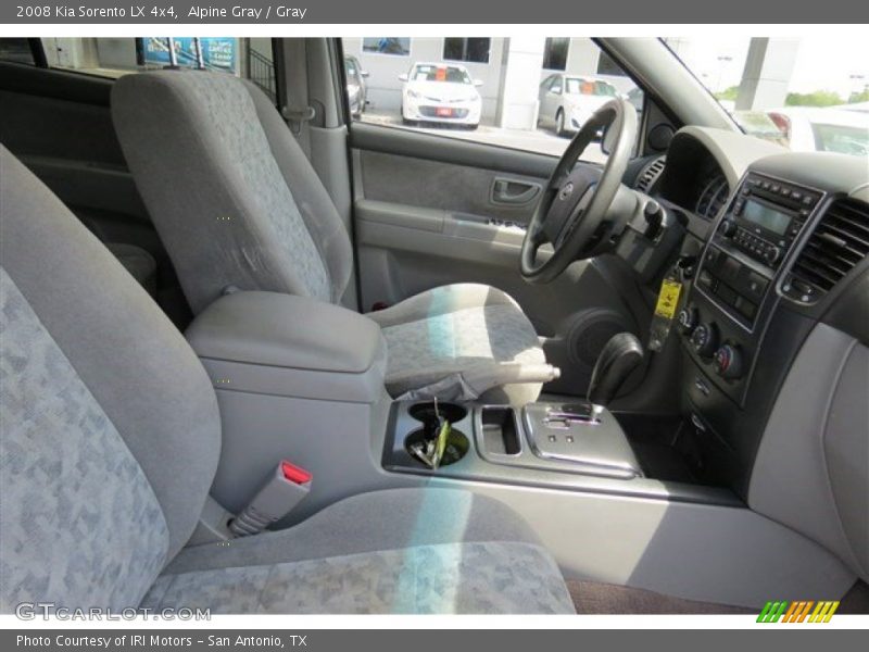 Alpine Gray / Gray 2008 Kia Sorento LX 4x4