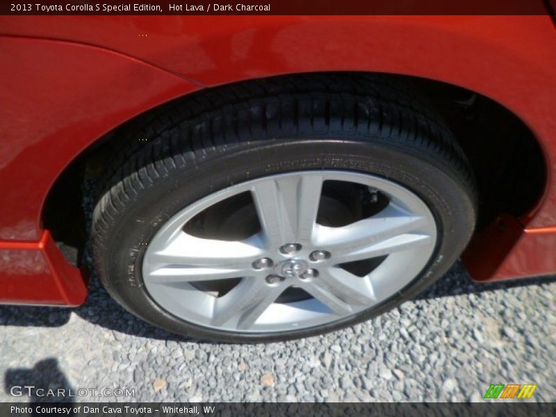 Hot Lava / Dark Charcoal 2013 Toyota Corolla S Special Edition