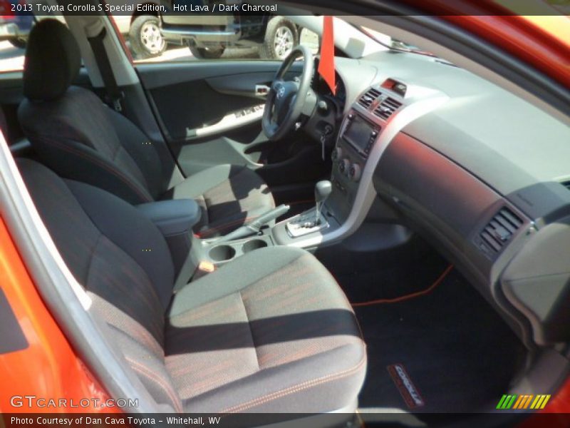 Hot Lava / Dark Charcoal 2013 Toyota Corolla S Special Edition