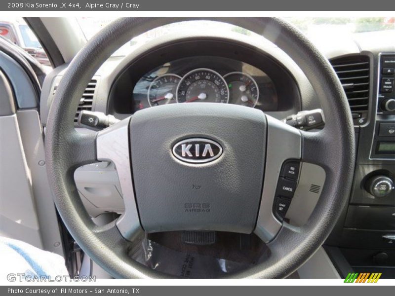 Alpine Gray / Gray 2008 Kia Sorento LX 4x4