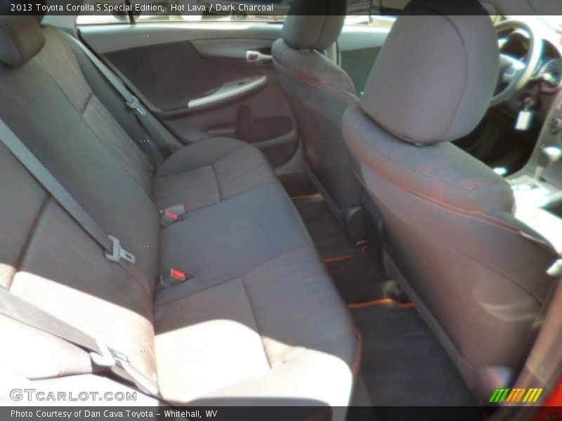 Hot Lava / Dark Charcoal 2013 Toyota Corolla S Special Edition