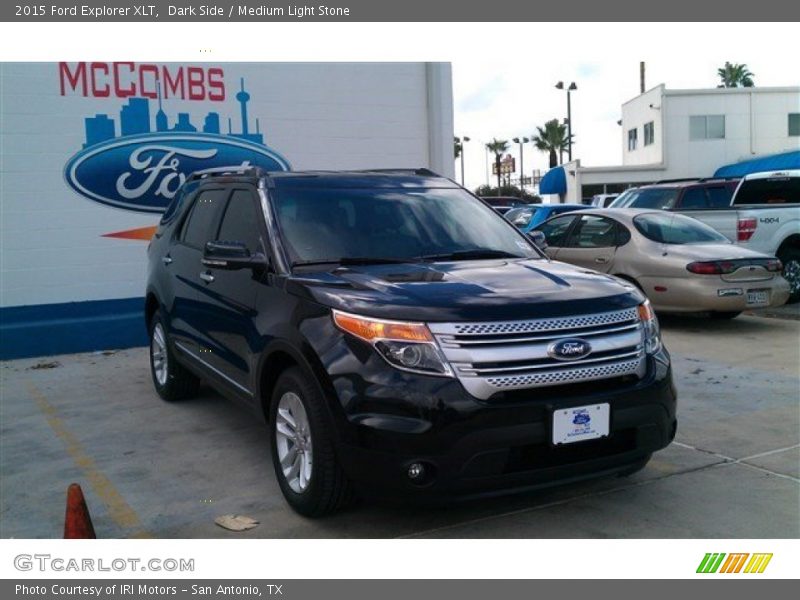 Dark Side / Medium Light Stone 2015 Ford Explorer XLT