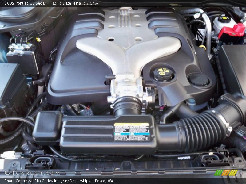Pacific Slate Metallic / Onyx 2009 Pontiac G8 Sedan
