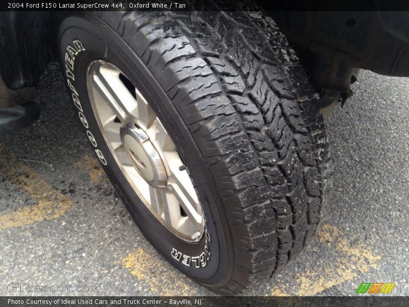 Oxford White / Tan 2004 Ford F150 Lariat SuperCrew 4x4