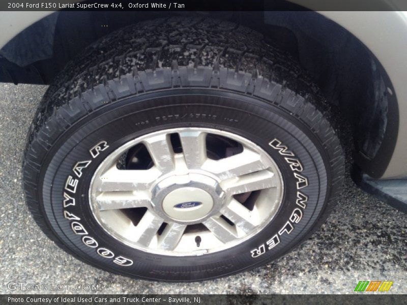 Oxford White / Tan 2004 Ford F150 Lariat SuperCrew 4x4