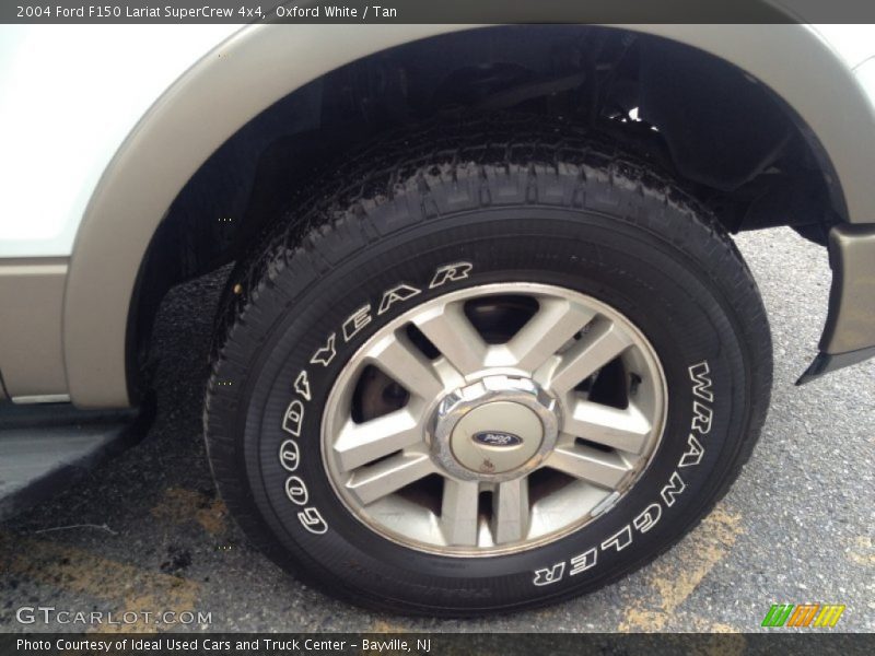 Oxford White / Tan 2004 Ford F150 Lariat SuperCrew 4x4