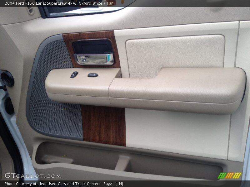 Oxford White / Tan 2004 Ford F150 Lariat SuperCrew 4x4