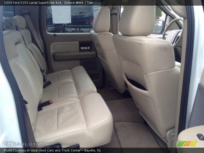 Oxford White / Tan 2004 Ford F150 Lariat SuperCrew 4x4