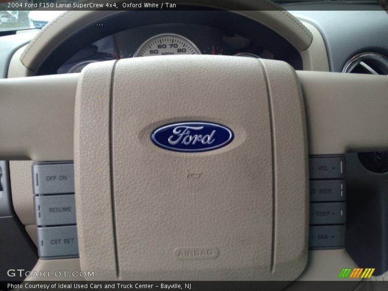 Oxford White / Tan 2004 Ford F150 Lariat SuperCrew 4x4