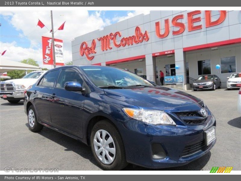 Nautical Blue Metallic / Ash 2013 Toyota Corolla L