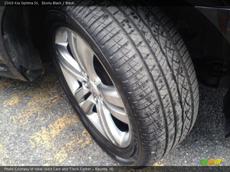 Ebony Black / Black 2009 Kia Optima SX