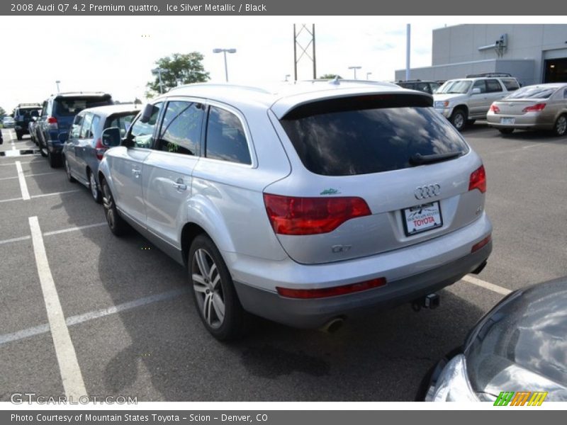 Ice Silver Metallic / Black 2008 Audi Q7 4.2 Premium quattro