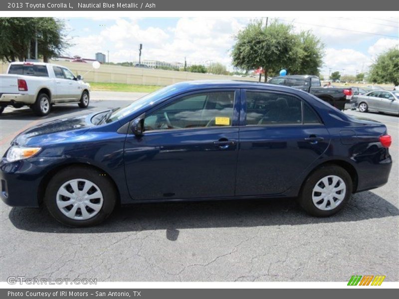 Nautical Blue Metallic / Ash 2013 Toyota Corolla L