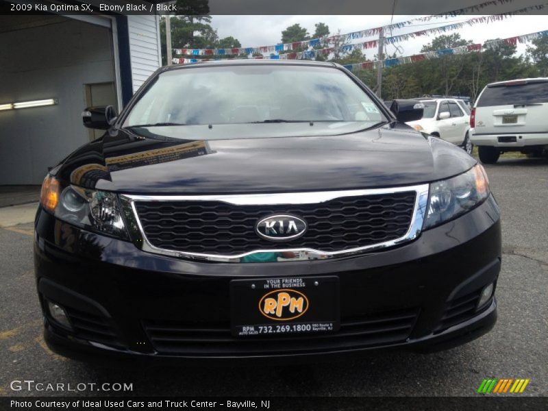 Ebony Black / Black 2009 Kia Optima SX