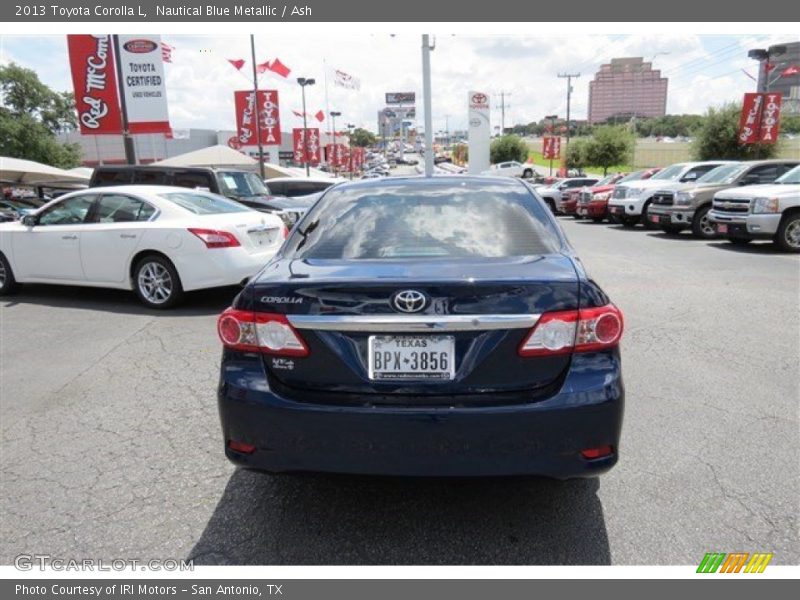Nautical Blue Metallic / Ash 2013 Toyota Corolla L