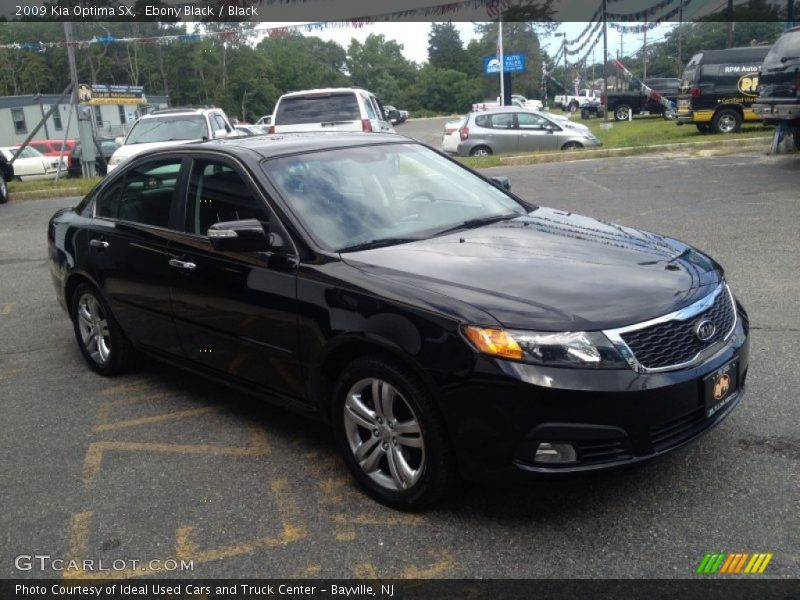 Ebony Black / Black 2009 Kia Optima SX