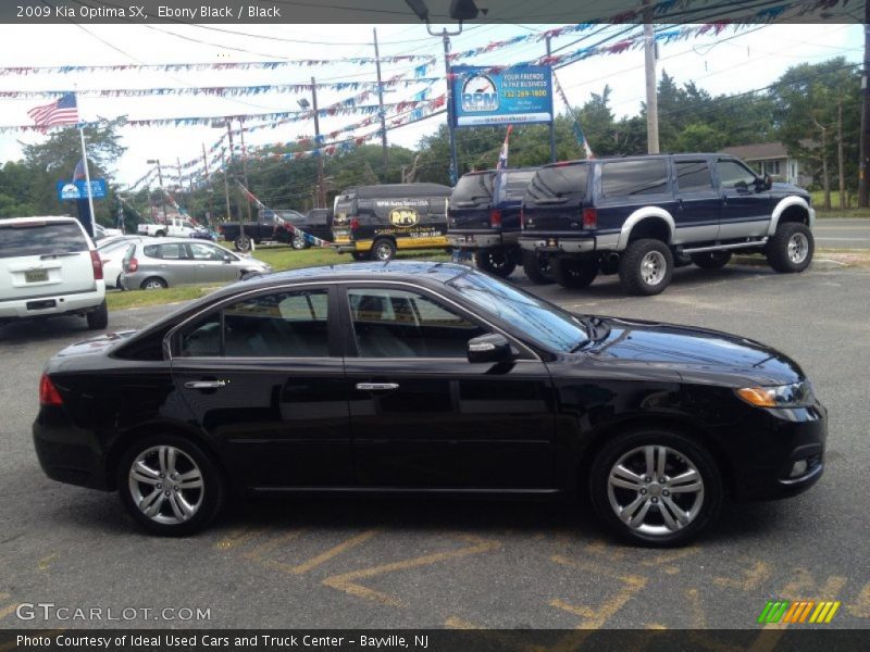 Ebony Black / Black 2009 Kia Optima SX